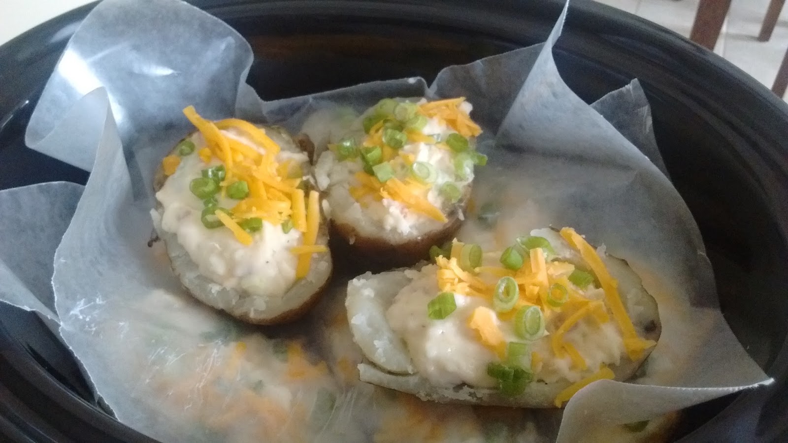 Simple Inspirations CrockPot Twice Baked Potatoes