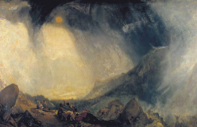 Anibal cruzando los Alpes con tormenta de nieve – W. Turner Anibal cruzando los Alpes con tormenta de nieve – W. Turner