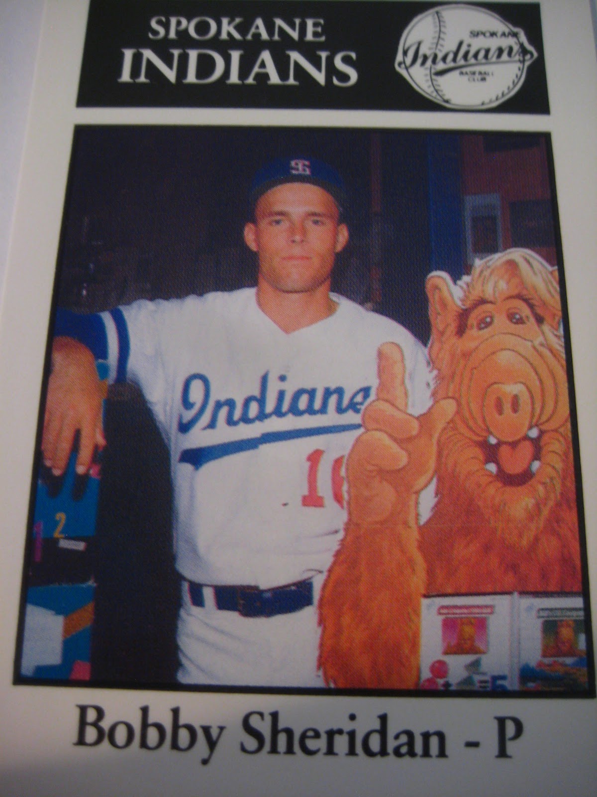 Baseball Cards Come to Life! 1989 Spokane Indians at the Mall Bobby