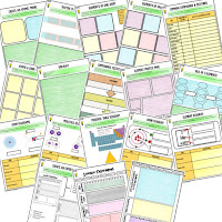 Atoms and Ions Activities, Earth Science Activities, Choice Boards, Digital Graphic Organizers