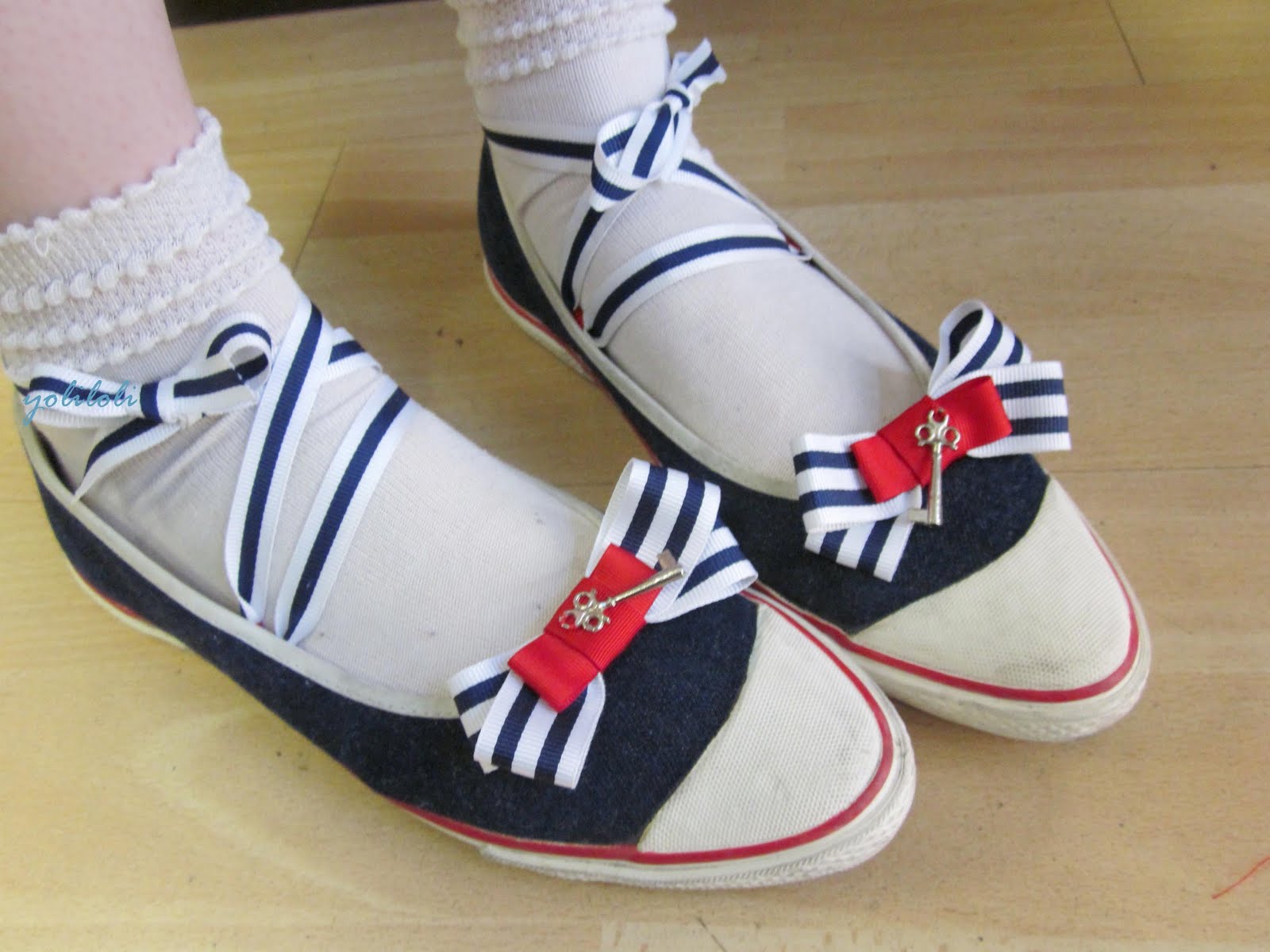 SweetRebeldy Custom sailor shoes!