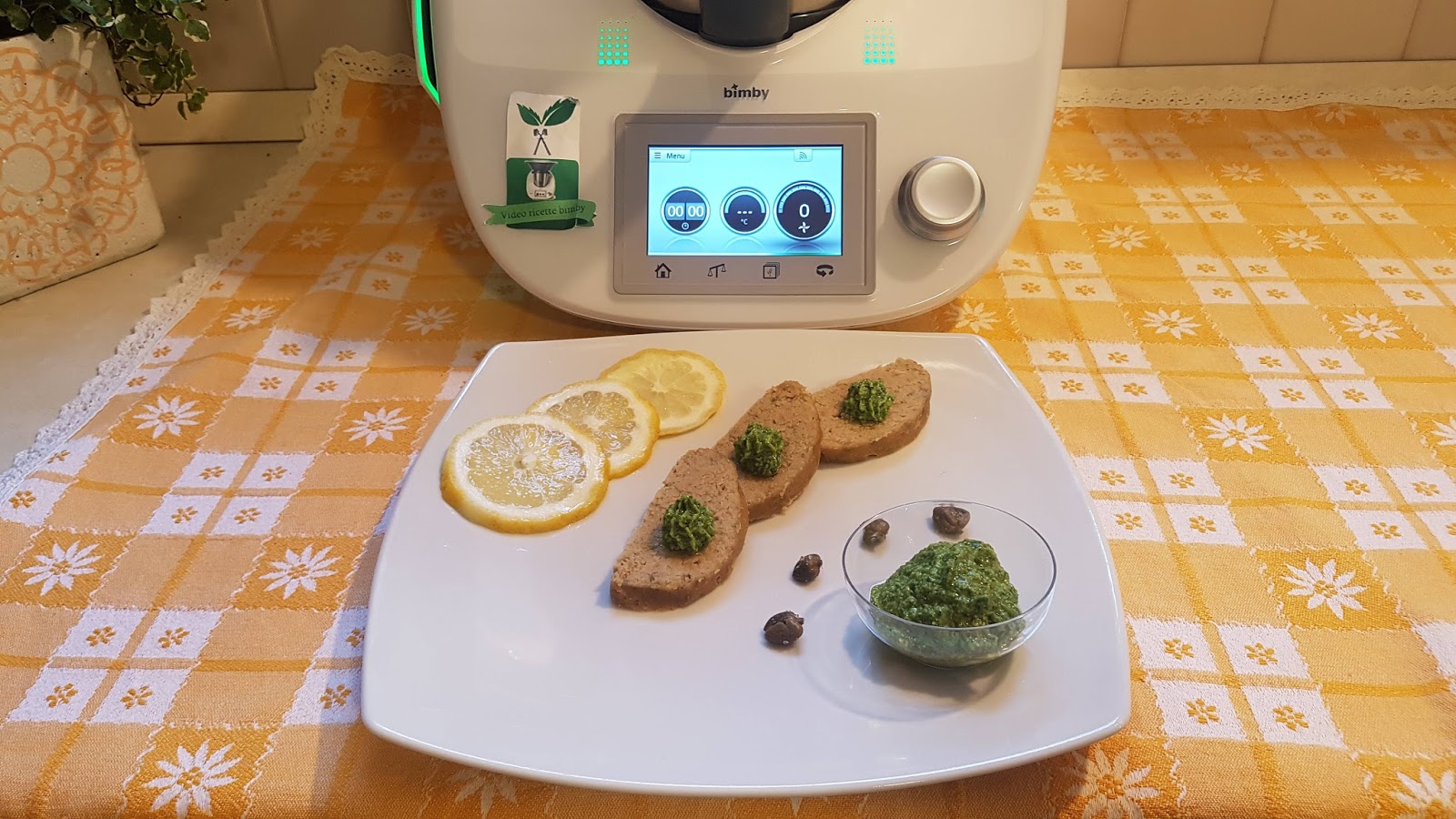 Polpettone di tonno con pesto di rucola bimby per TM5 e TM31 Video