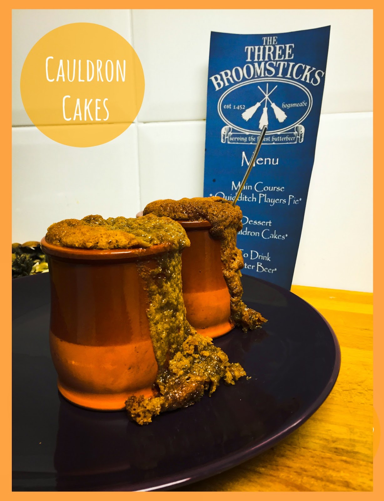 Cauldron Cakes - Harry Potter inspired food - Harry Potter Party
