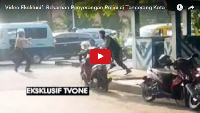 Detik-Detik Terjadinya Penyerangan Polisi di Kota Tangerang