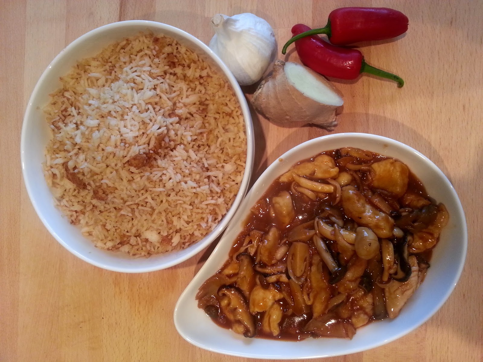 Slimming World Delights Oyster Chicken with Ginger and Mushrooms