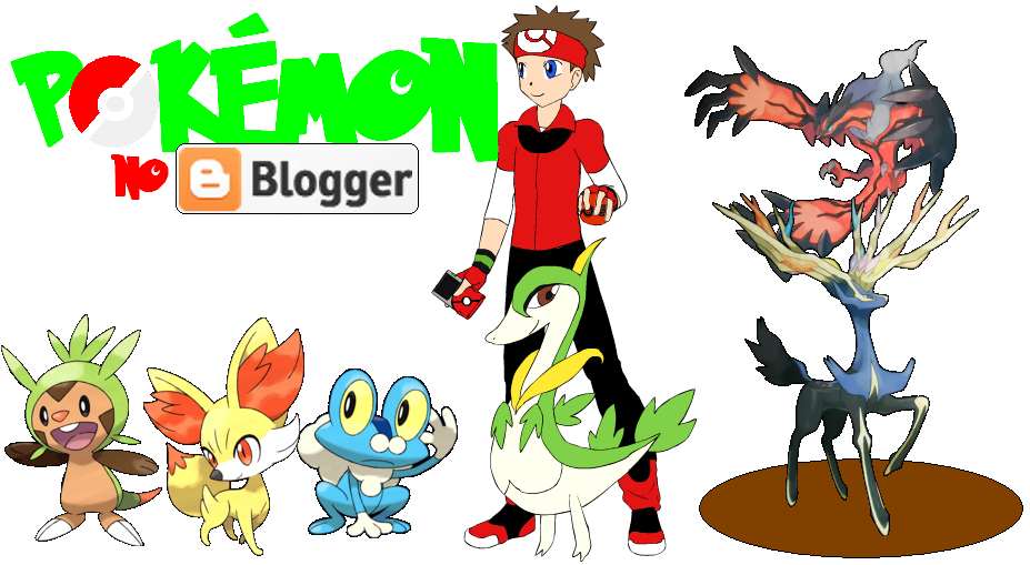 Pokémon no Blogger Novo template do Blog