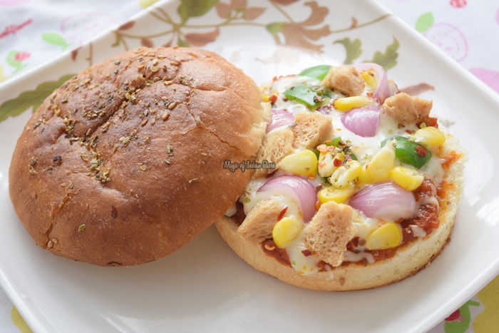 Burger-Pizza-Easy-Recipe-for-Kids-Magic-of-Indian-Rasoi-Priya R