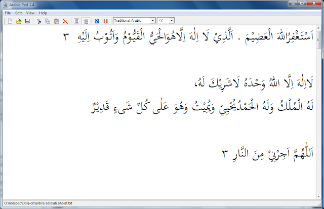 Cara Menulis Huruf Arab Di MSWord Menggunakan Software