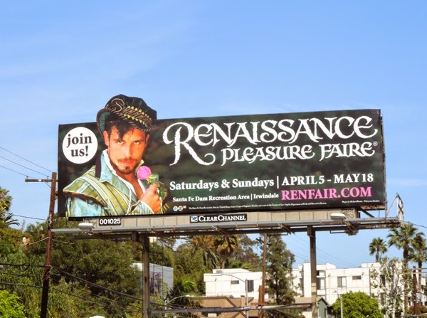 2014 Renaissance Pleasure Faire billboard 2014 Renaissance Pleasure Faire billboard
