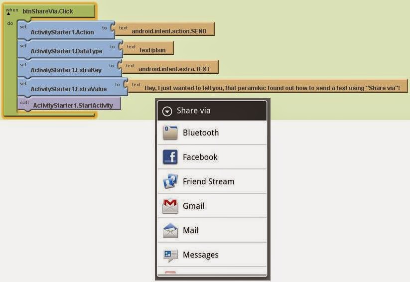 AI2 Inventor Forum News "Share via" button and avoid repeated questions