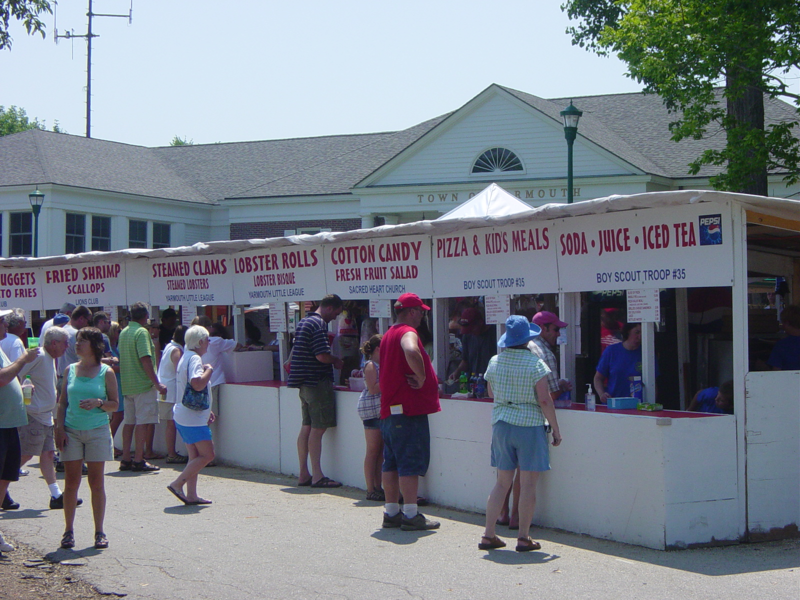 to Maine Yarmouth Clam Festival
