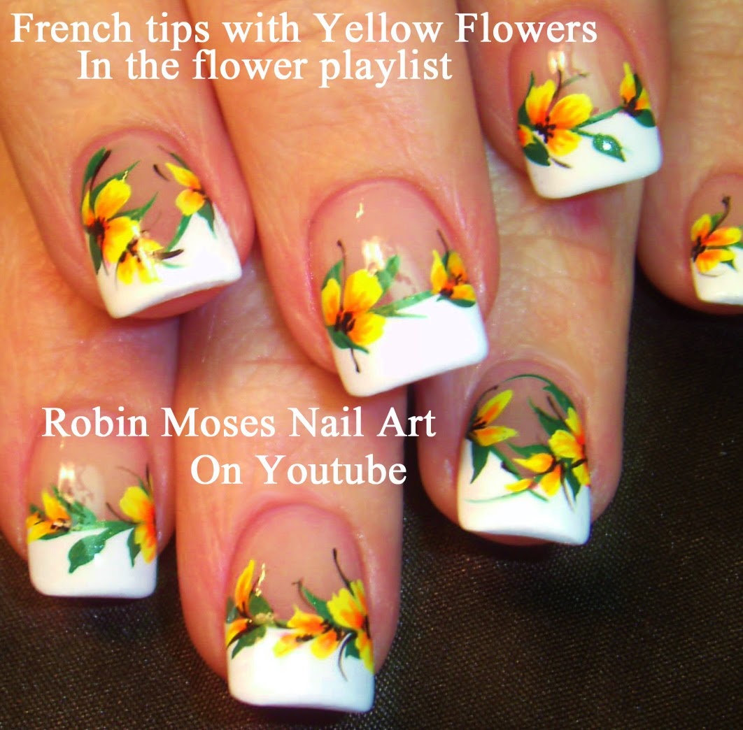 Nail Art by Robin Moses: Yellow nail art designs to wear for summer ...