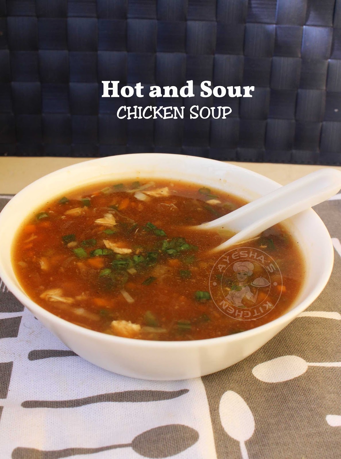 SOUP RECIPES HOT AND SOUR CHICKEN SOUP