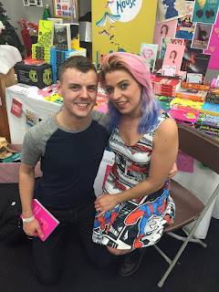 Me and Louise Gornall (Under Rose Tainted Skies).