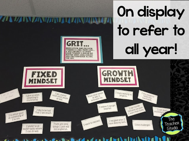 Growth mindset bulletin board idea