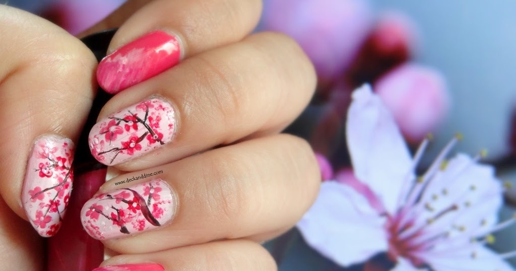 Cherry Blossom Nail Stamping - wide 5