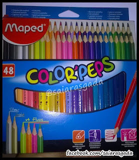 lápis de cor Maped - resenha