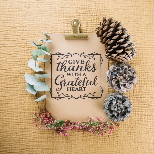 Thanksgiving clipboard Free Photo