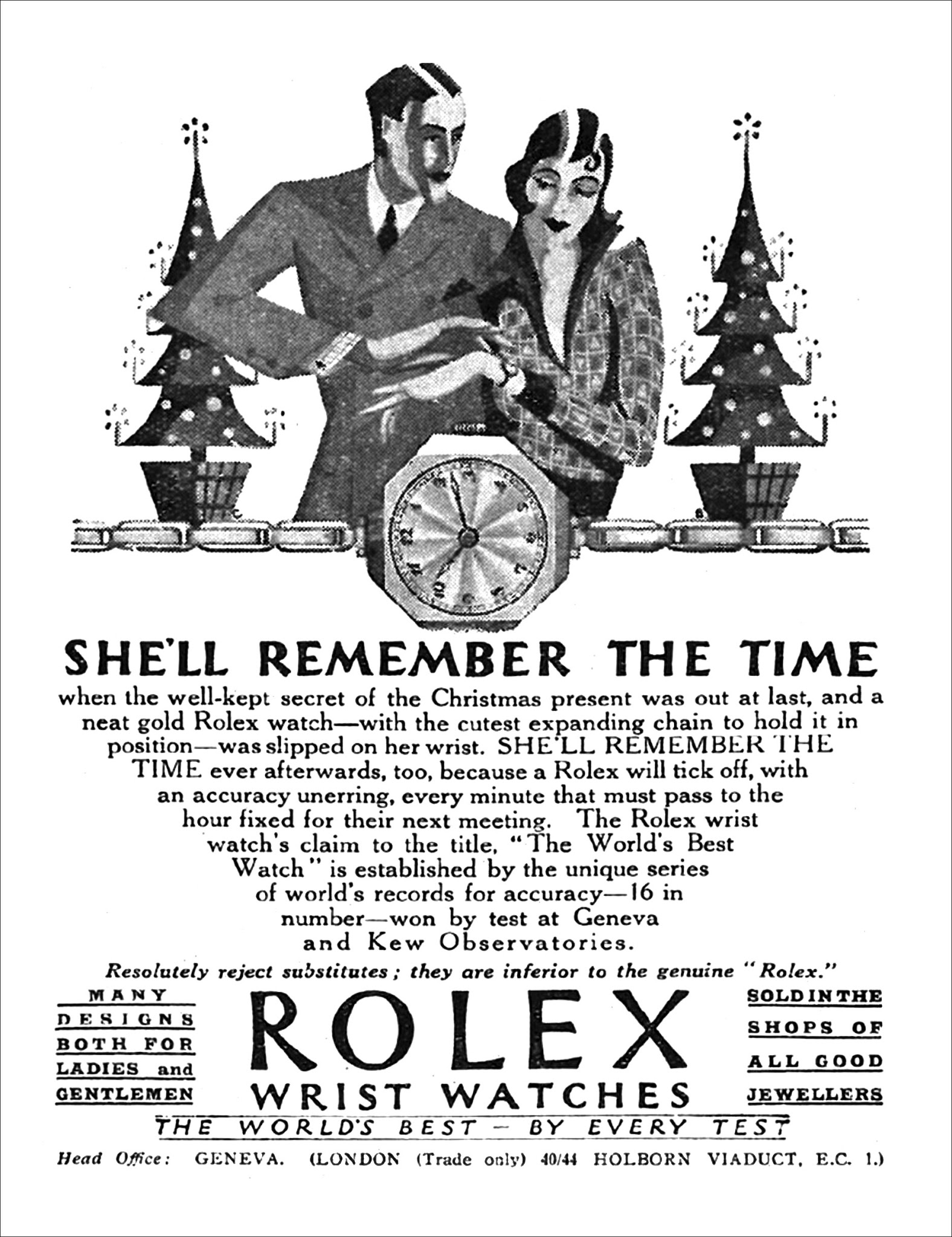 old rolex ads