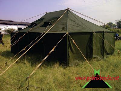 Tenda Komando Standar TNI, Tenda Komando TNI berukuran 3.5M x 5.5M dan disebut Tenda Bantuan