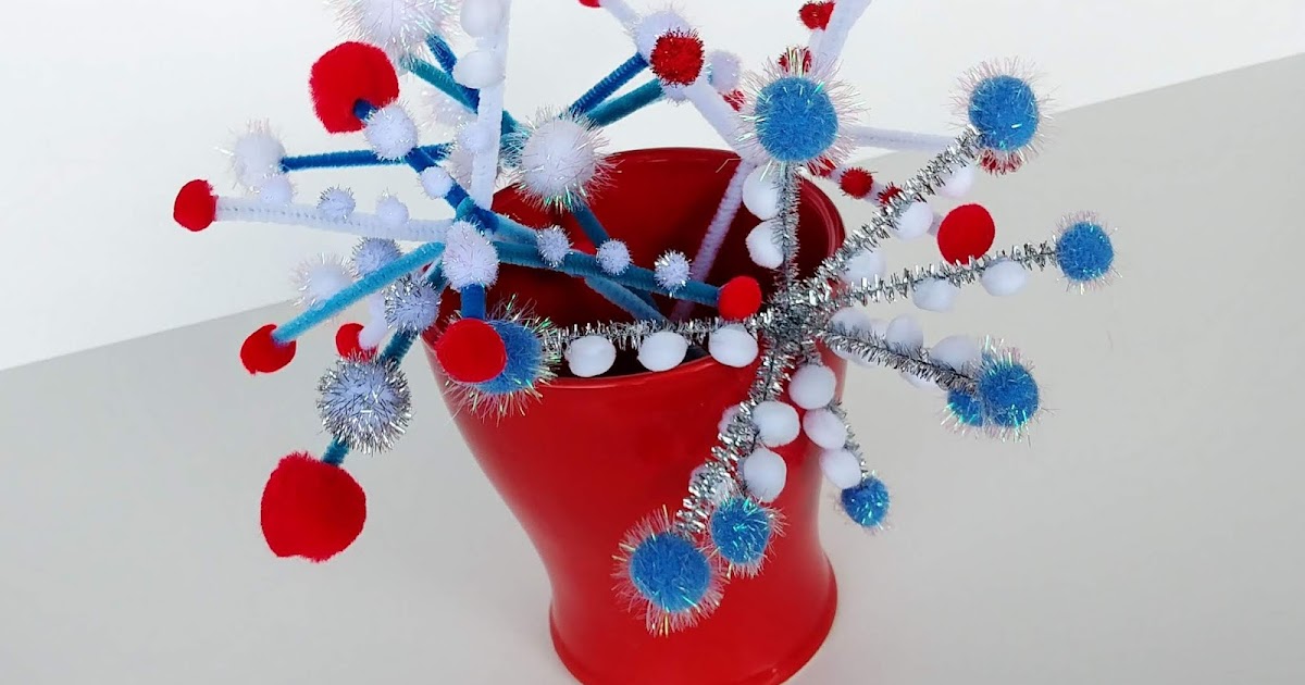 My Creative Stirrings 4th of July Pipe Cleaner Fireworks