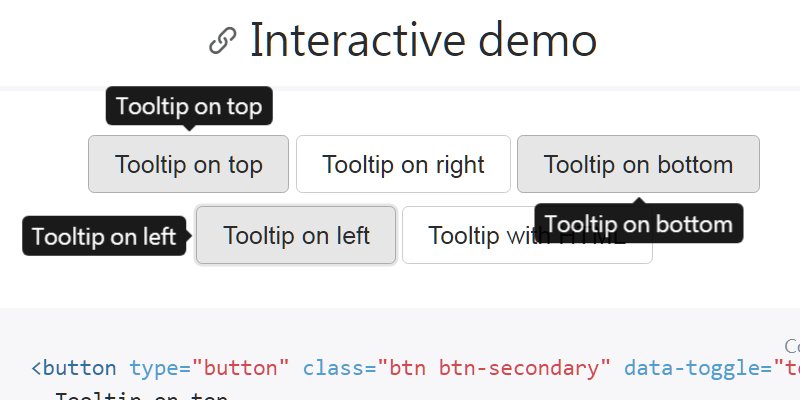 網頁、行動版都可使用的 Tooltip 提示框﹍jQuery + Bootstrap