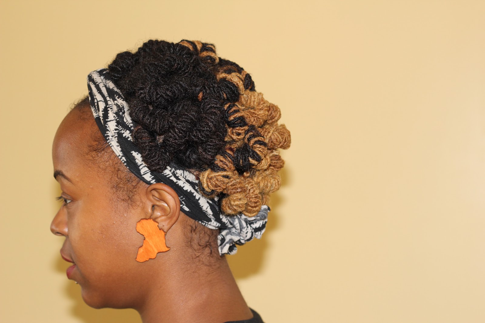 PIPE CLEANER BANTU KNOT LOC UPDO TONI DALEY