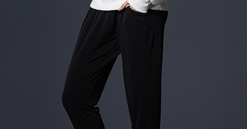 [Galleria] Classic Comfortable Black Jersey Pants | KSTYLICK - Latest ...
