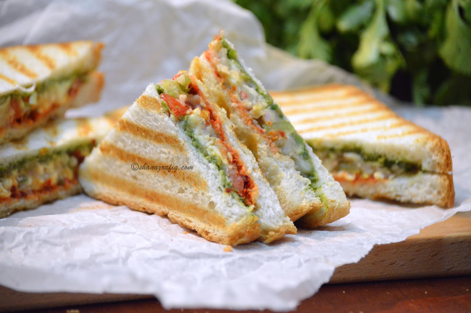 Love To Cook Bombay Style Grilled Vegetable Sandwich