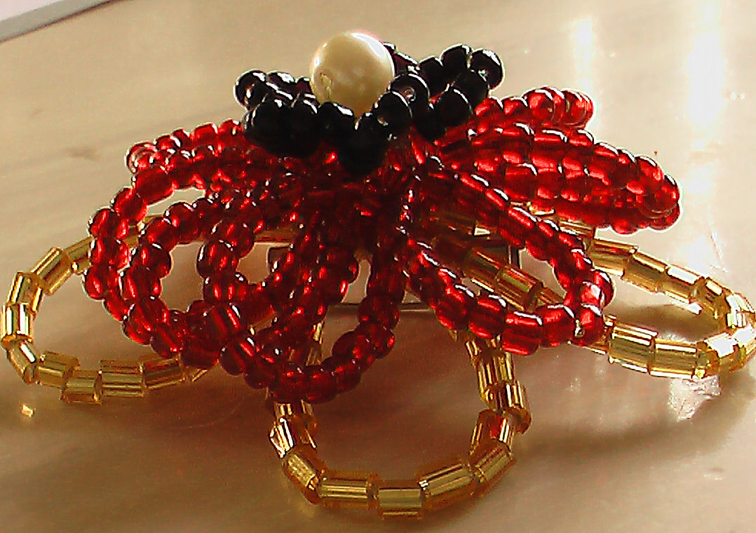 Craft Cove Blog FREE BEADED FLOWER TUTORIAL