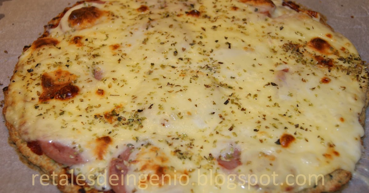 image of Pizza con masa de calabacín - Retales de ingenio: Recetas ...