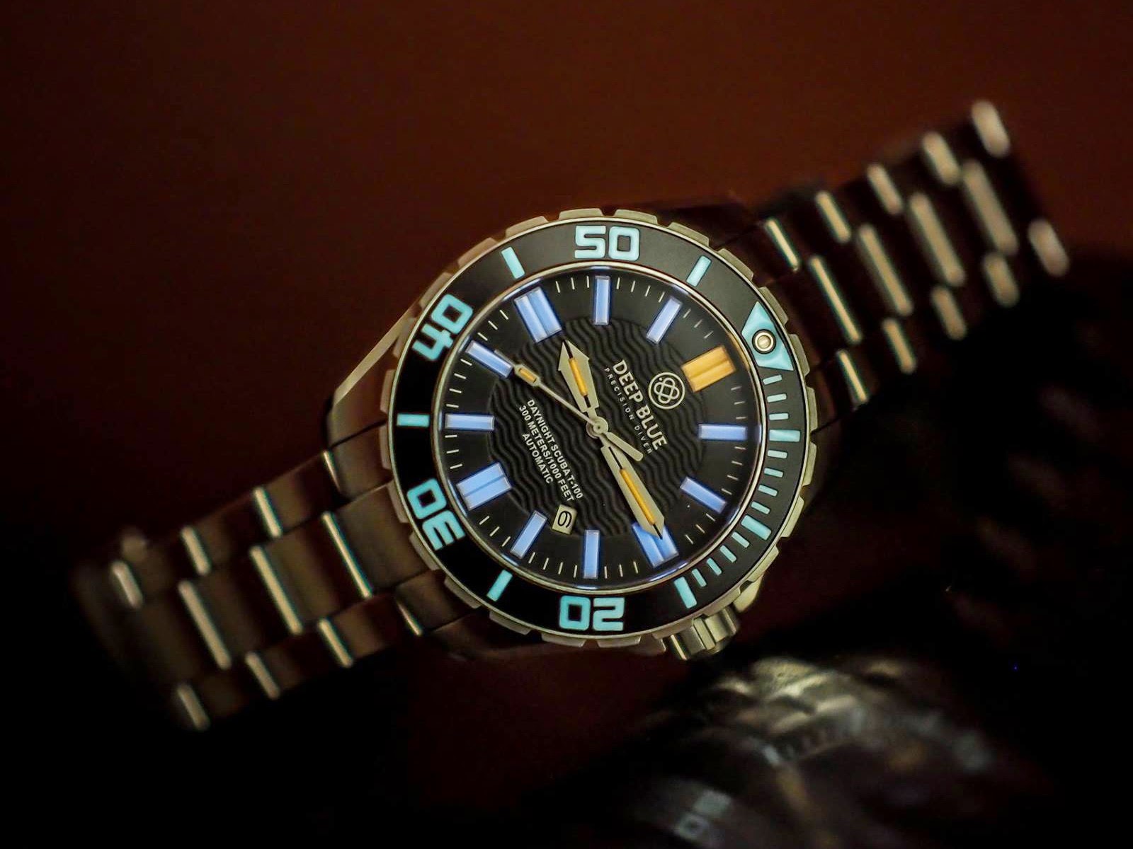 Blue Daynight Recon Deep Blue Gmt Watch Deep Blue T100 Daynight