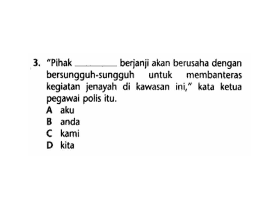 Bahasa Melayu Tingkatan 2: KATA GANTI NAMA