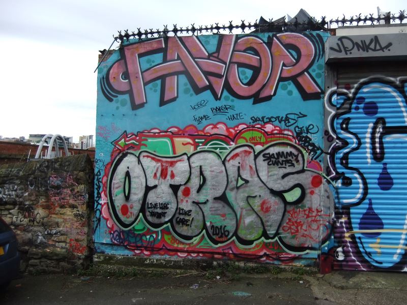 Photographs Of Newcastle Ouseburn Street Art and Graffiti