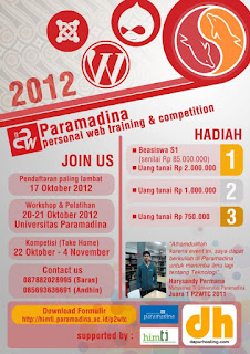 Paramadina Personal Website Training and Competition