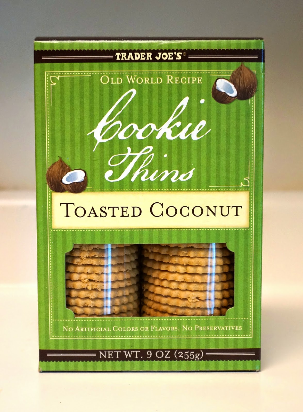 Exploring Trader Joe's Trader Joe's Cookie ThinsToasted Coconut