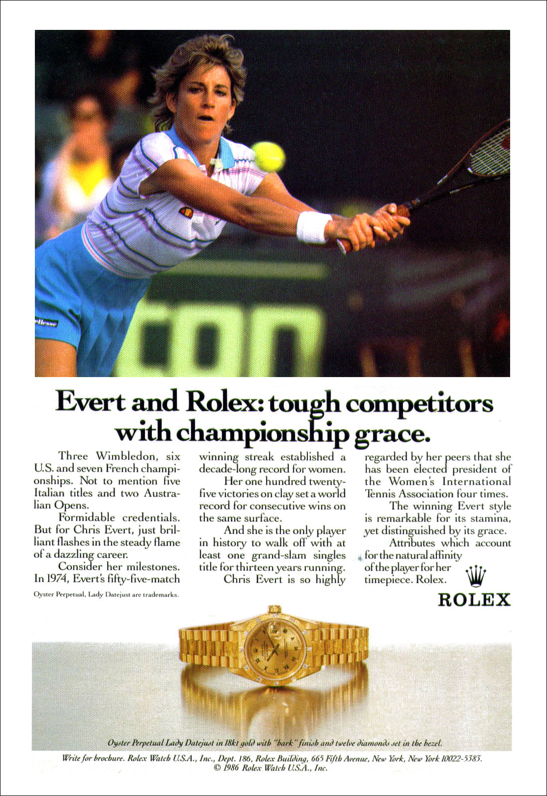 Chris Evert, 7-time French Open Champion - Roland Garros Royalty