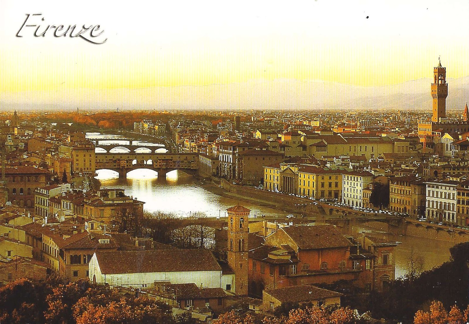 Florence Italy A Journey of Postcards
