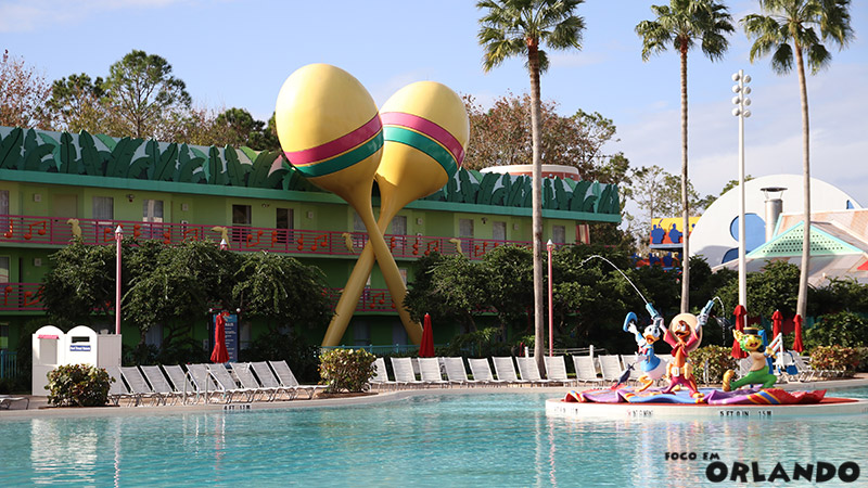 piscina do Disney's All Star Musis.