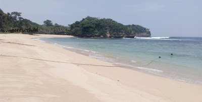 Lokasi Pantai Pasir Panjang masih dalam satu area dengan Pantai Ngliyep Pantai Pasir Panjang Ngliyep, Malang
