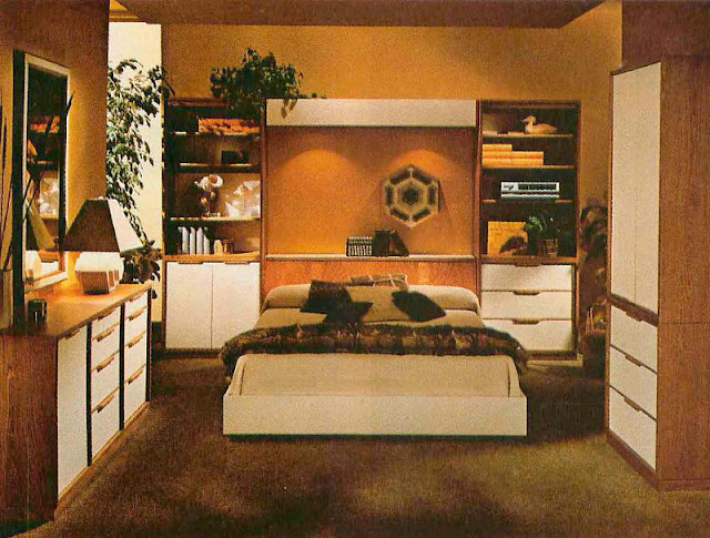 bedroom furniture popular in the 70s style