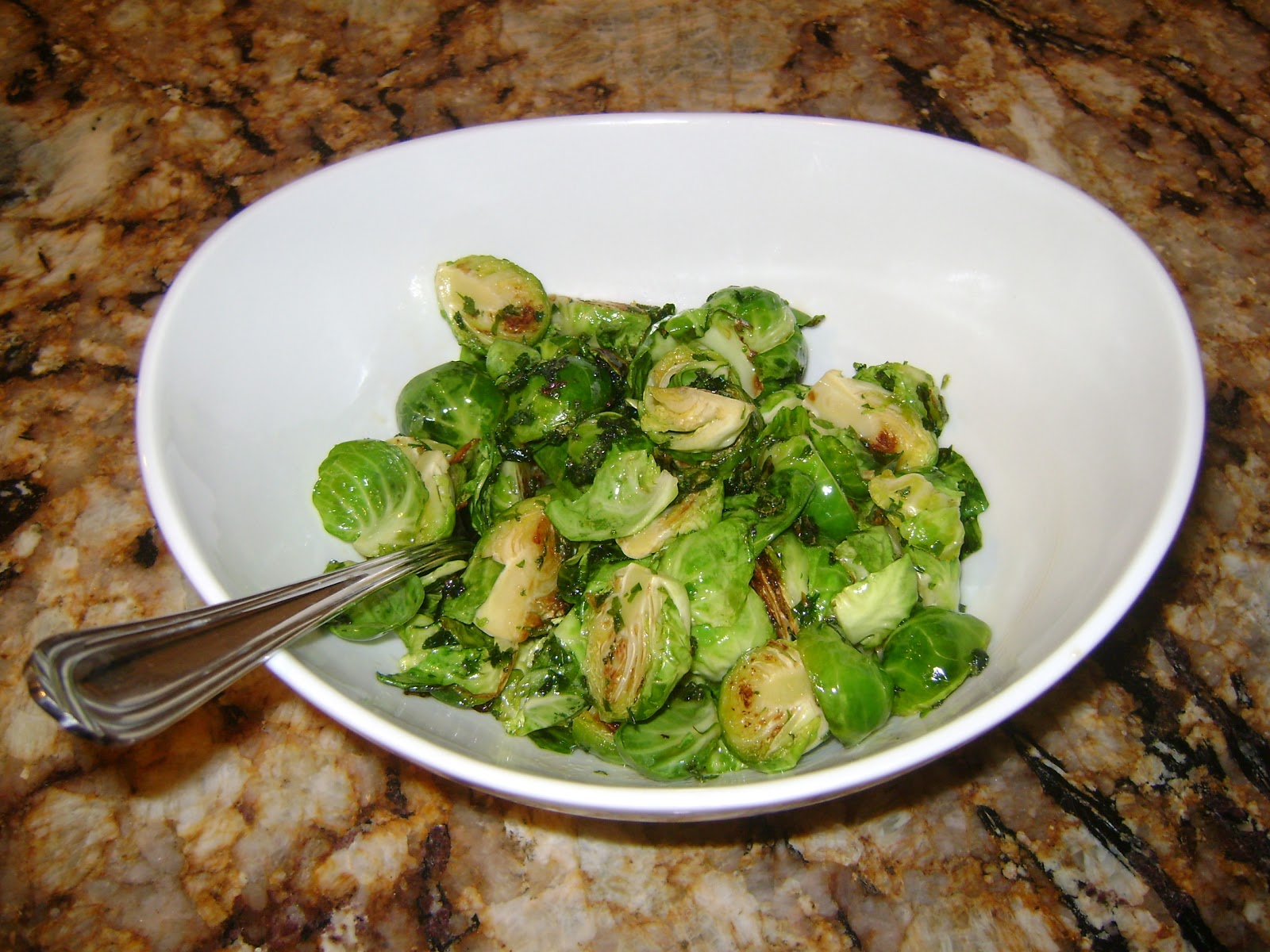 Brussel Sprouts with Maple Syrup mysavoryspoon