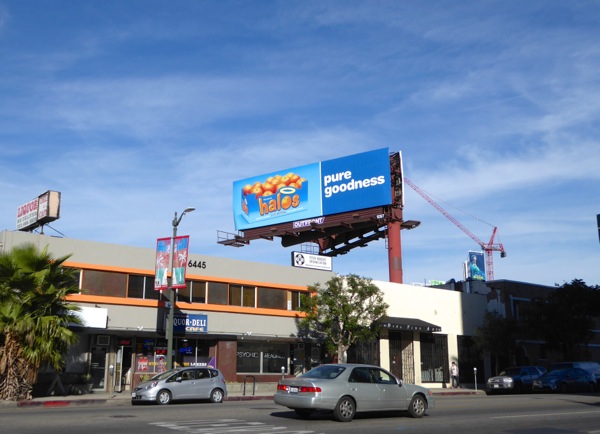 Halos Pure goodness billboard Sunset Boulevard Halos Pure goodness billboard