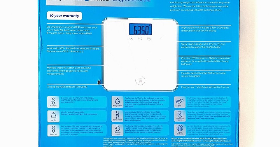 Win 1 of 2 Weight Watchers Body Balance Bluetooth Diagnostic