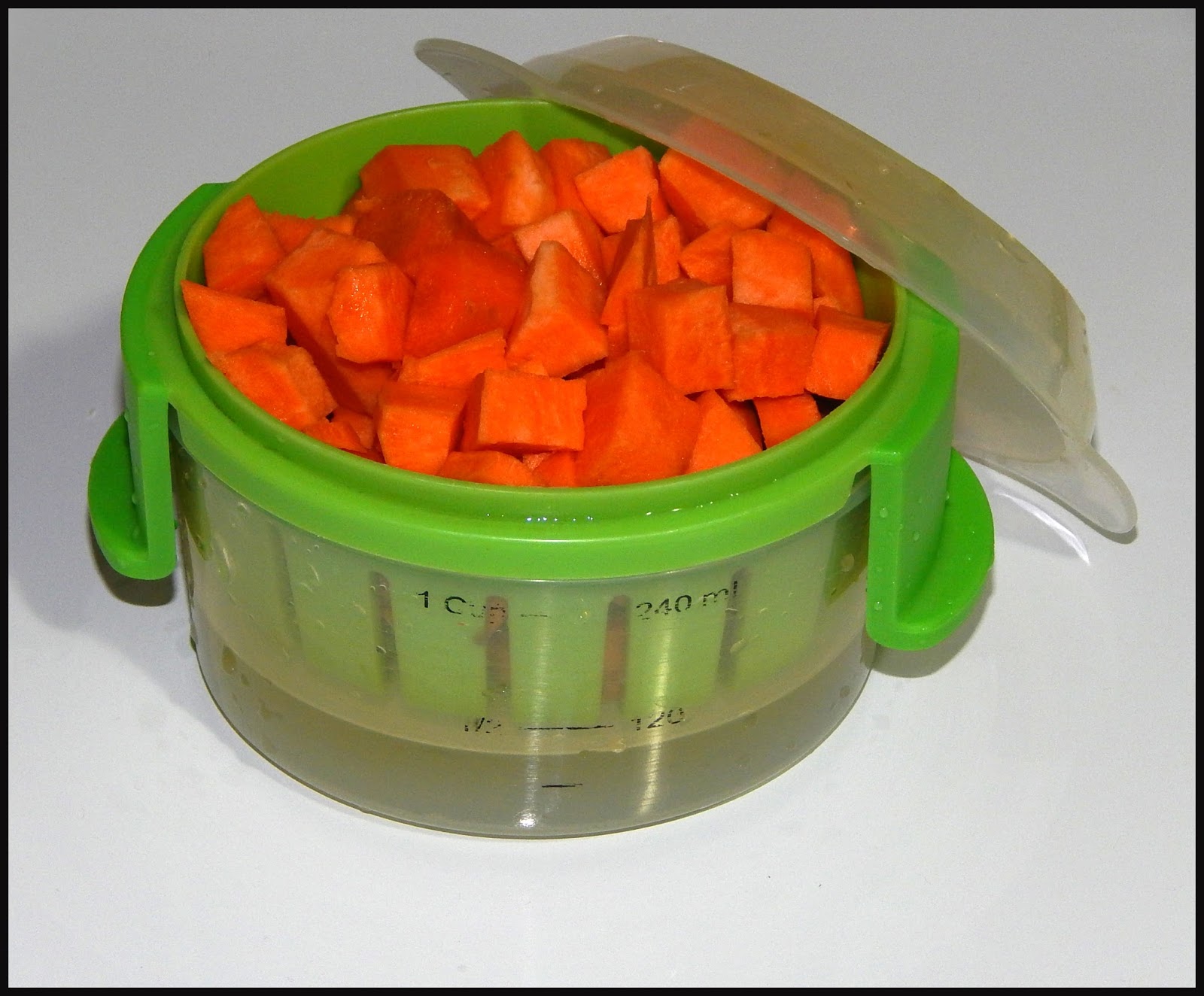 Yum For BABY Homemade frozen Sweet potato and Carrot puree (For solid starters or age 5 months+)