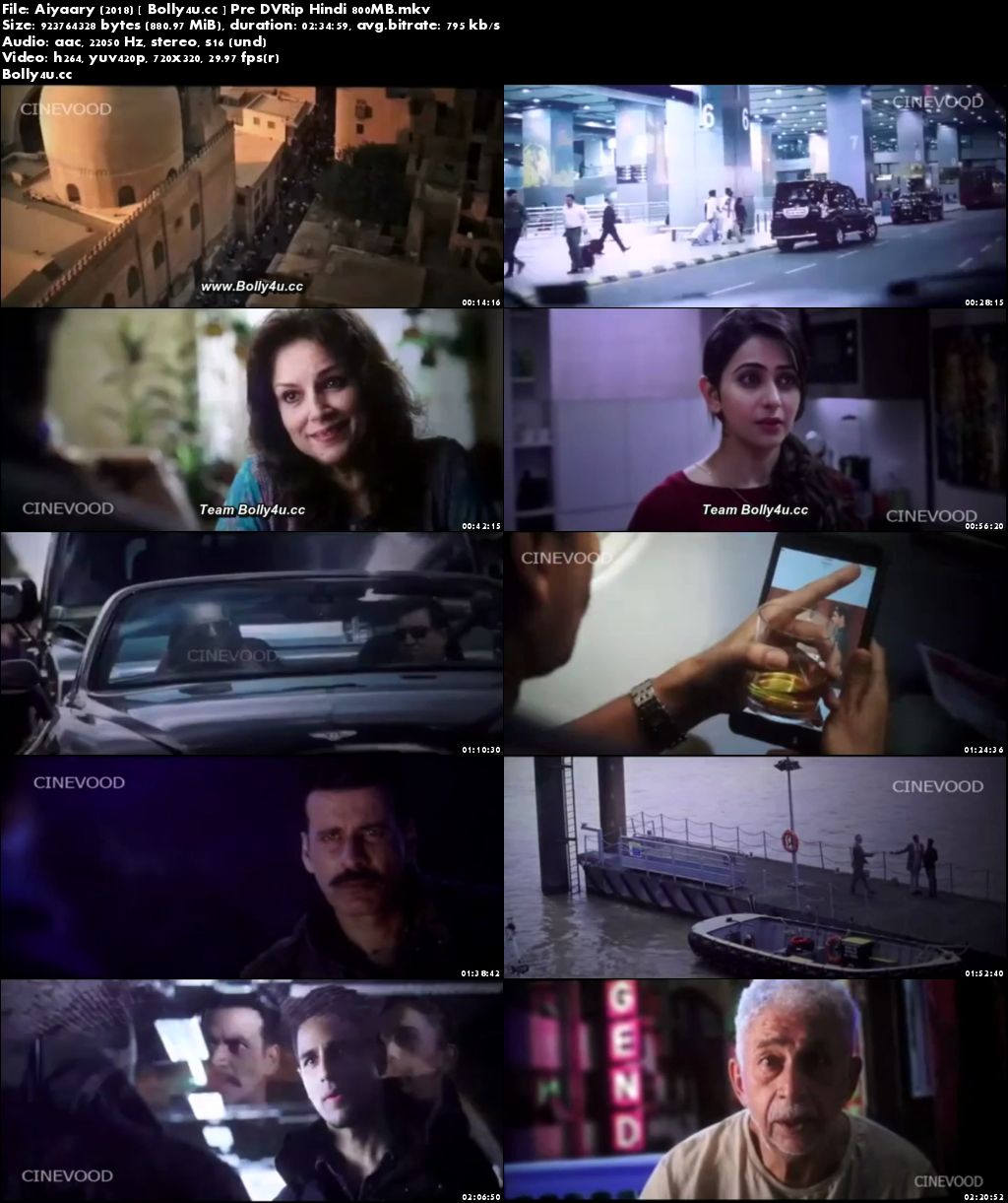 Aiyaary 2018 Pre DVDRip 700MB Full Hindi Movie Download x264 Aiyaary 2018 Pre DVDRip 700MB Full Hindi Movie Download x264