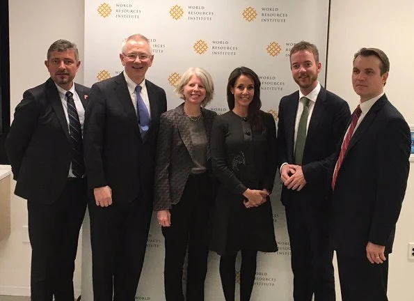 Princess Marie of Denmark attended meetings of World Resource Institute held in Washington DC