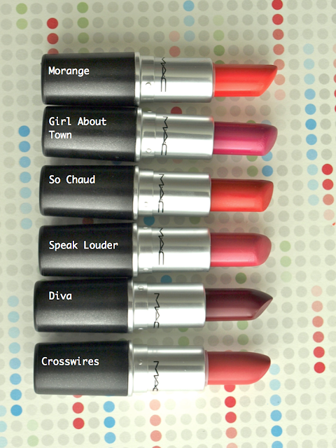 My MAC Lipstick Stash: Review and Swatches | The Happy Sloths: Beauty ...