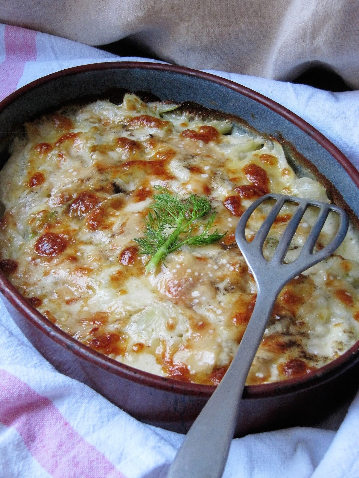 La cuisine d'ici et d'ISCA: Gratin de fenouil à la sauge