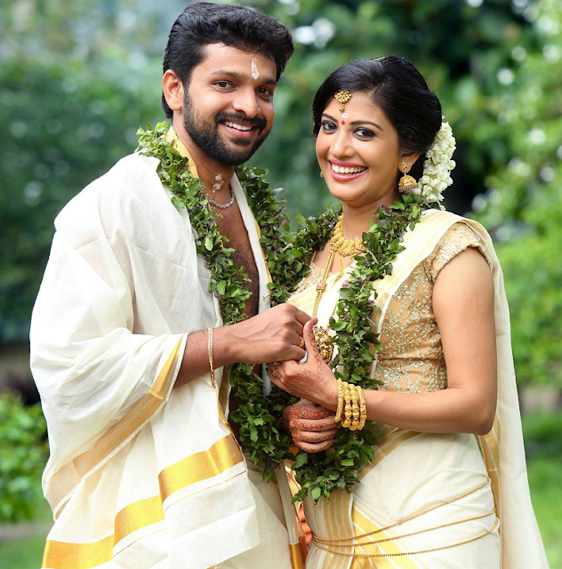 Actress Shivada Nair married  actor Murali Krishnan